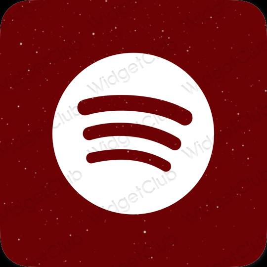 Aesthetic purple Spotify app icons