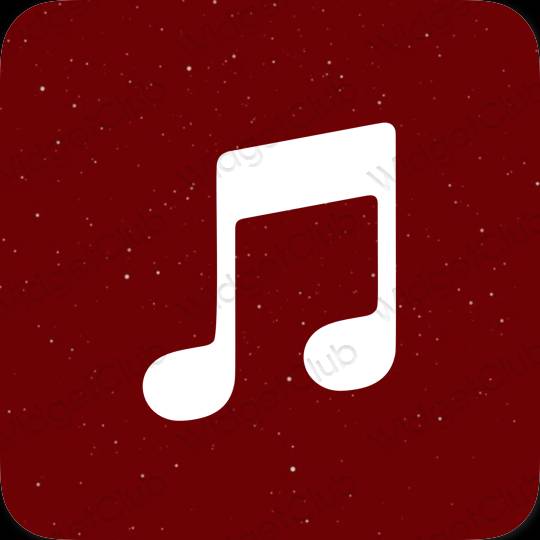 Aesthetic purple Apple Music app icons