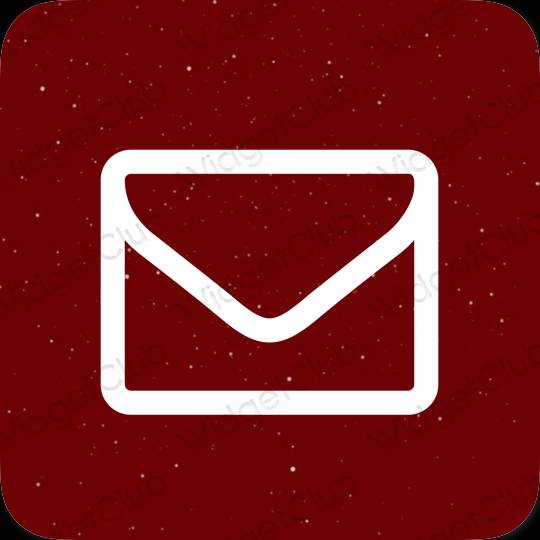 Aesthetic purple Mail app icons