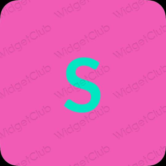 Aesthetic purple SHEIN app icons