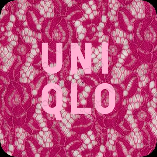 Æstetiske UNIQLO app-ikoner