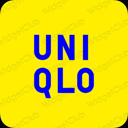 ესთეტიკური UNIQLO აპლიკაციის ხატები