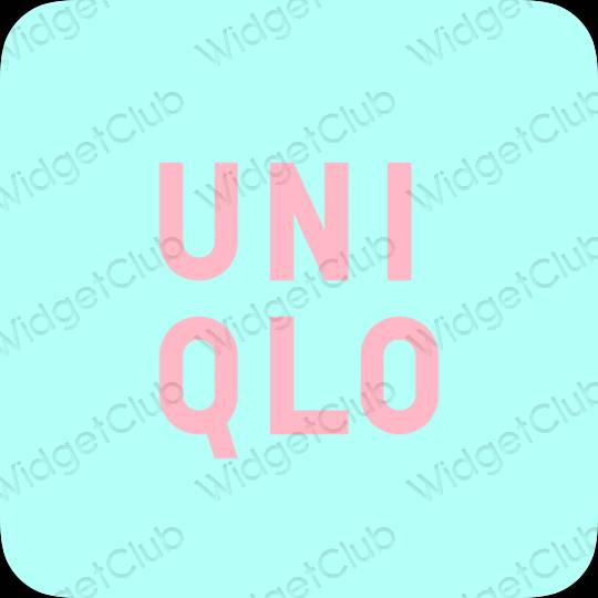 ესთეტიკური UNIQLO აპლიკაციის ხატები