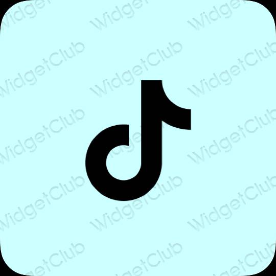 эстетический пурпурный TikTok значки приложений