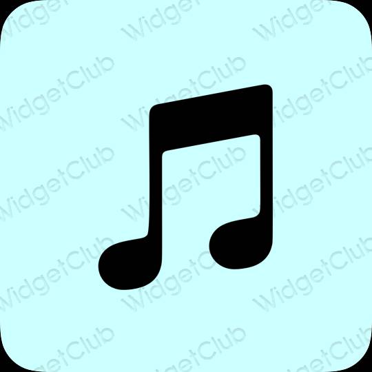Aesthetic purple Apple Music app icons