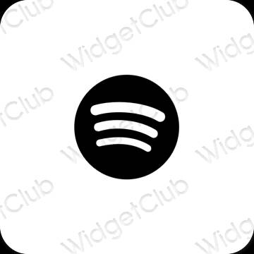 Esthetische Spotify app-pictogrammen