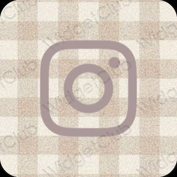 审美的 柔和的粉红色 Instagram 应用程序图标