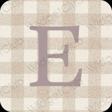 Estetske Etsy ikone aplikacij