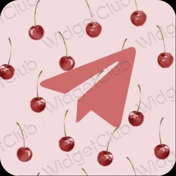 Estetyczne Telegram ikony aplikacji
