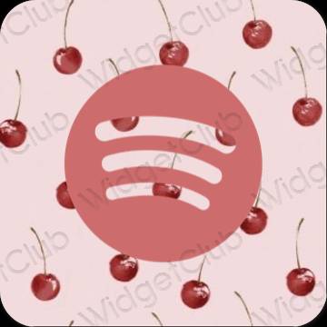 Ästhetische Spotify App-Symbole