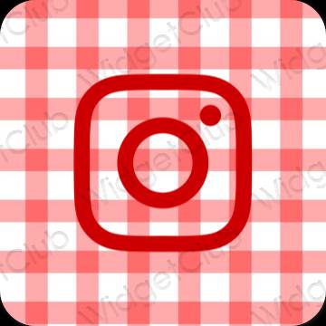 Estetic roz Instagram pictogramele aplicației