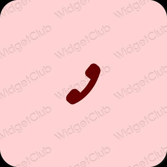 Estetski ružičasta Phone ikone aplikacija