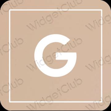 Esthetische Google app-pictogrammen