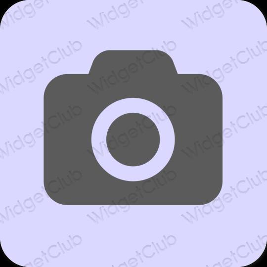 Estetic Violet Camera pictogramele aplicației