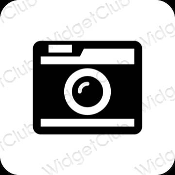 Esthetische Camera app-pictogrammen