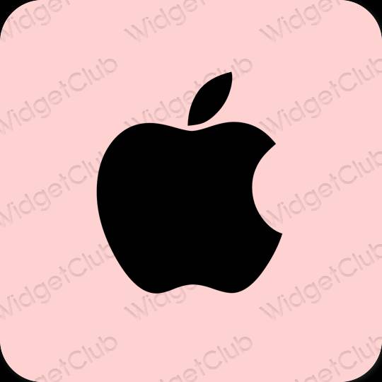 Estetisk rosa Apple Store app ikoner