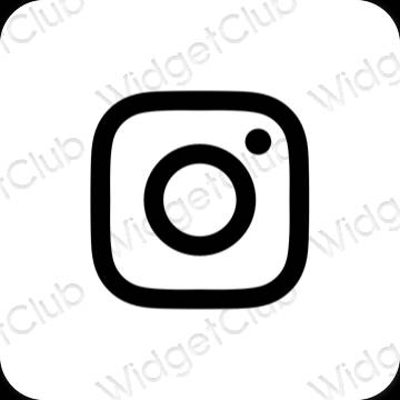 Estetinės Instagram programų piktogramos