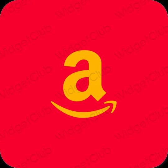 Esthétique mauve Amazon icônes d'application