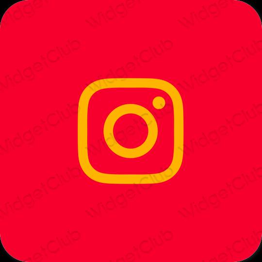 Esthétique mauve Instagram icônes d'application