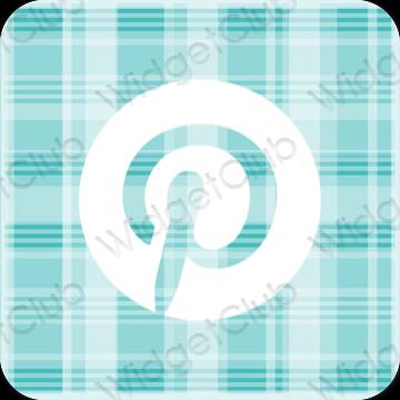 Icônes d'application Pinterest esthétiques