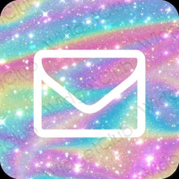 Icônes d'application Mail esthétiques