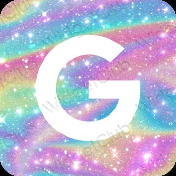 Aesthetic Google app icons