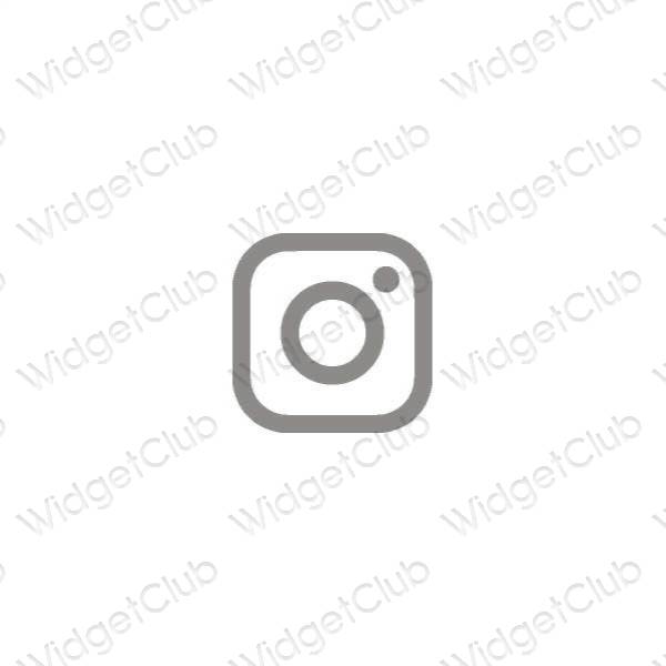 Pictograme pentru aplicații Instagram estetice