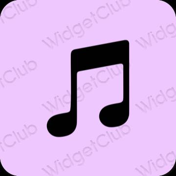 جمالية Apple Music أيقونات التطبيقات