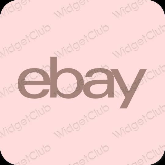 Естетичний рожевий eBay значки програм