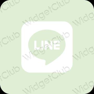 Esthetische LINE app-pictogrammen