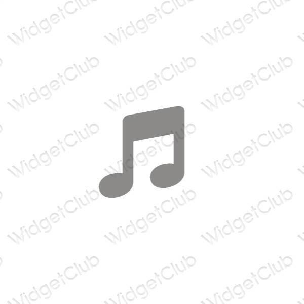ไอคอนแอพ Aesthetic Apple Music