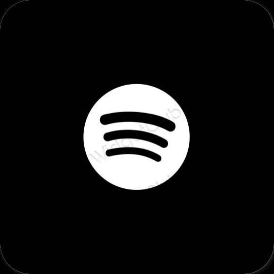 Estetické ikony aplikací Spotify