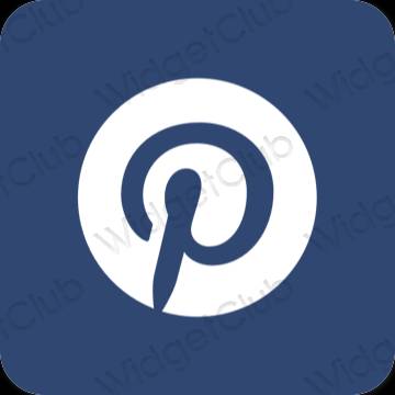 Icone delle app Pinterest estetiche