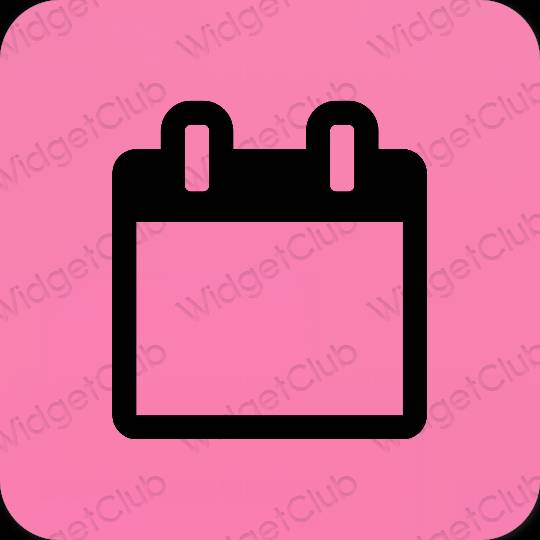 Aesthetic purple Calendar app icons