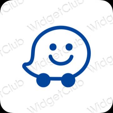 Αισθητικά Waze εικονίδια εφαρμογής