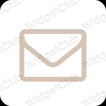 Ästhetische Mail App-Symbole