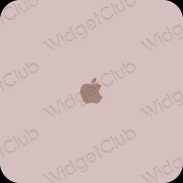 эстетический пастельно-розовый Apple Store значки приложений