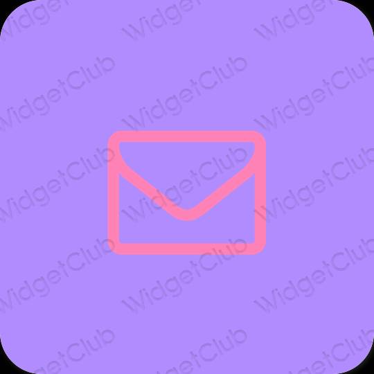 Icônes d'application Mail esthétiques