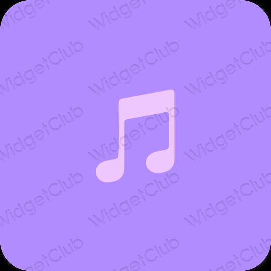 Estetyczne LINE MUSIC ikony aplikacji