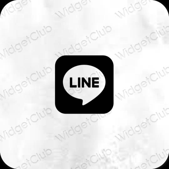 جمالية LINE أيقونات التطبيقات