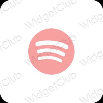 Ästhetische Spotify App-Symbole