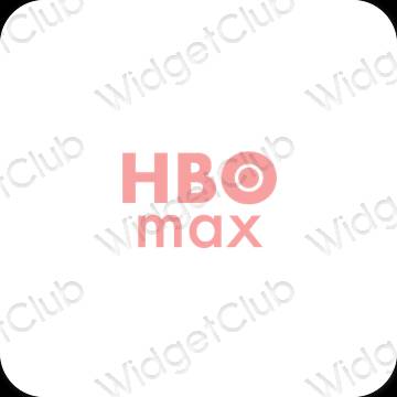 Esthetische HBO MAX app-pictogrammen