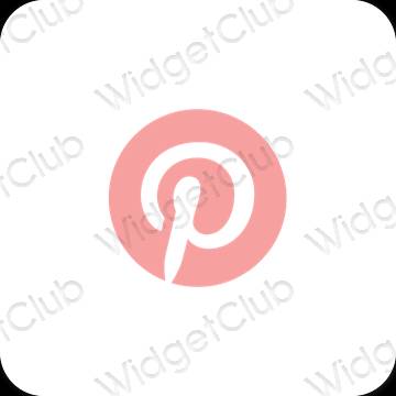 រូបតំណាងកម្មវិធី Pinterest សោភ័ណភាព