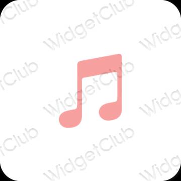 Biểu tượng ứng dụng Apple Music thẩm mỹ