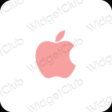 Esthetische Apple Store app-pictogrammen