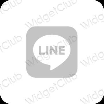 Esthetische LINE app-pictogrammen