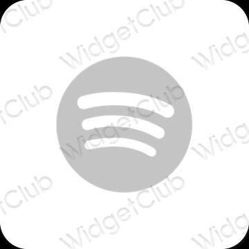 Icônes d'application Spotify esthétiques