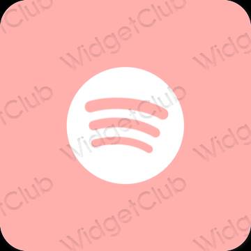 Estética Spotify iconos de aplicaciones