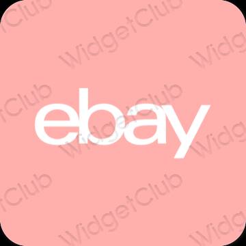 Estetinės eBay programų piktogramos