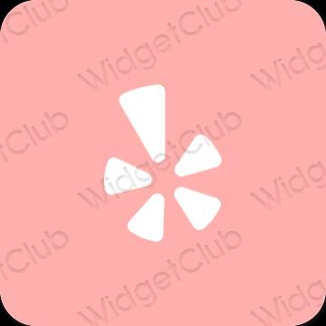 Esthetische Yelp app-pictogrammen